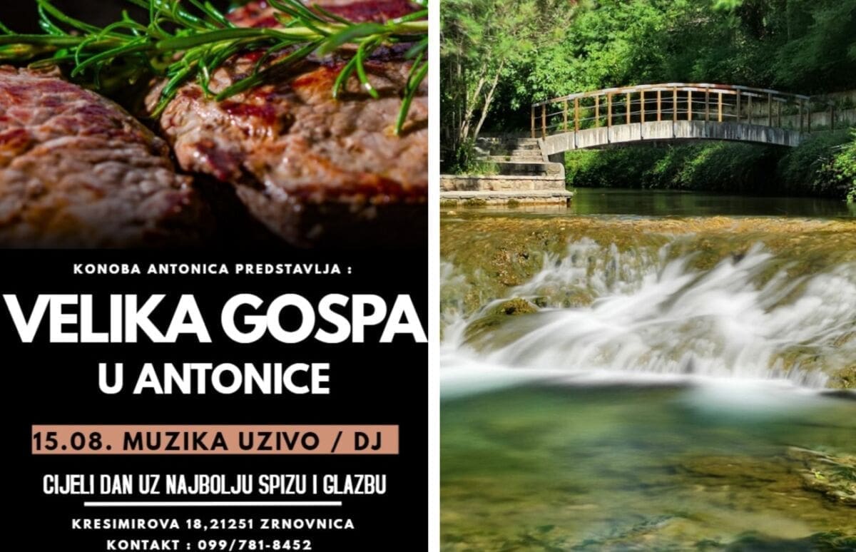 Proslavite Veliku Gospu u ljetnoj bašti konobe Antonica u Žrnovnici uz vrhunsku spizu i glazbu uživo