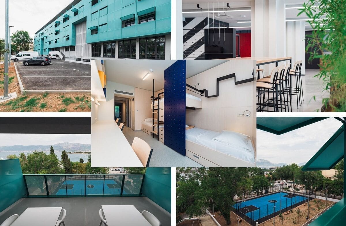 STUDENTSKI LUKSUZ U SPLITU Zavirili smo u svaki kutak obnovljenog doma Bruno Bušić