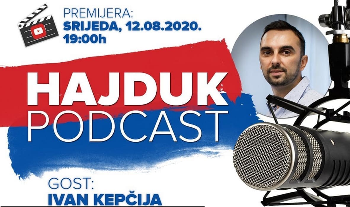 VIDEO Ivan Kepčija u Hajdukovom Podcastu: O aktualnom stanju Hajduka, prijelaznom roku, igračkom kadru...