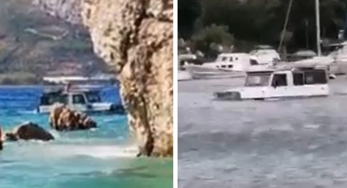 HIT AUTOMOBIL I DALJE U OMIŠU Napravili đir morem: "Znaju se uputiti prema Braču"