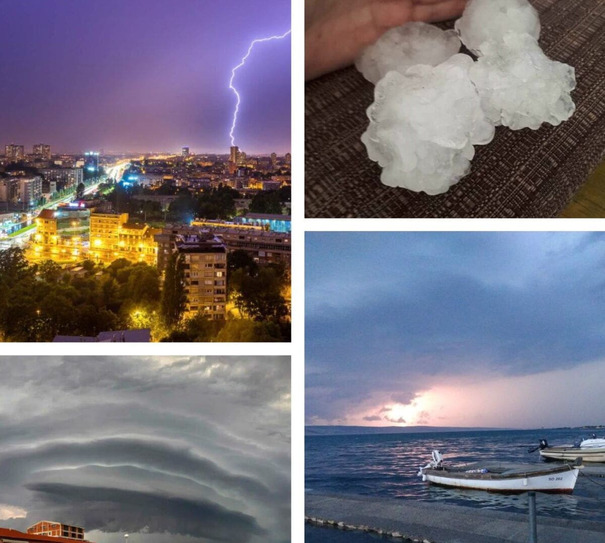 Nevrijeme zahvatilo zapad zemlje: novi pljusak u Zagrebu, jako jugo u Dalmaciji