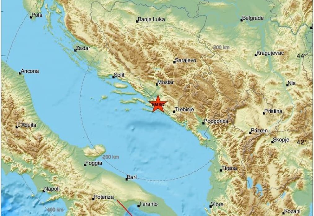 Dva potresa u Hrvatskoj: Jedan od njih imao je epicentar u Dalmaciji