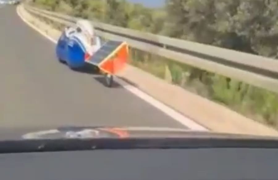 ŠTO JE OVO? Nespecifično vozilo snimljeno danas na hrvatskim prometnicama