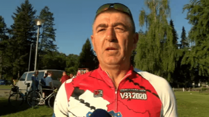 BICIKLISTIČKI MARATON U ČAST POGINULIH BRANITELJA Uputili se iz Slavonije prema Kninu