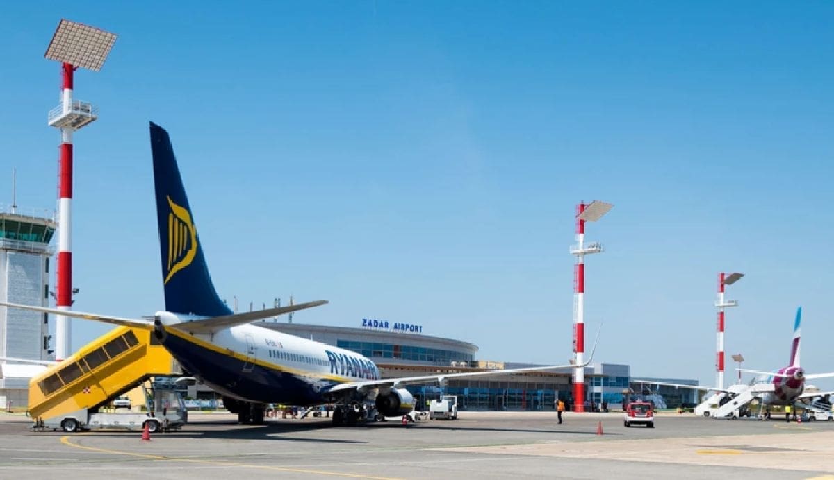 NE BAŠ SJAJNE BROJKE Kroz Zračnu luku Zadar do danas prošlo nešto više od 90 tisuća putnika