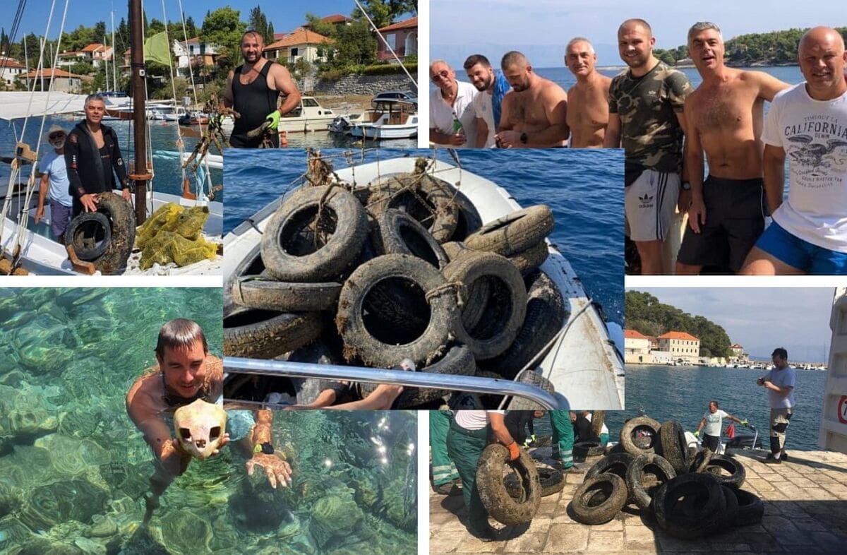 Najveća do sada ekološka akcija čišćenja uvala u Jelsi, Vrboskoj i Zavali