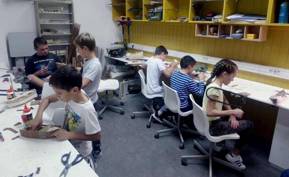 PRILIKA ZA SPLITSKU DJECU Novi ciklus radionica brodomaketarstva, evo detalja