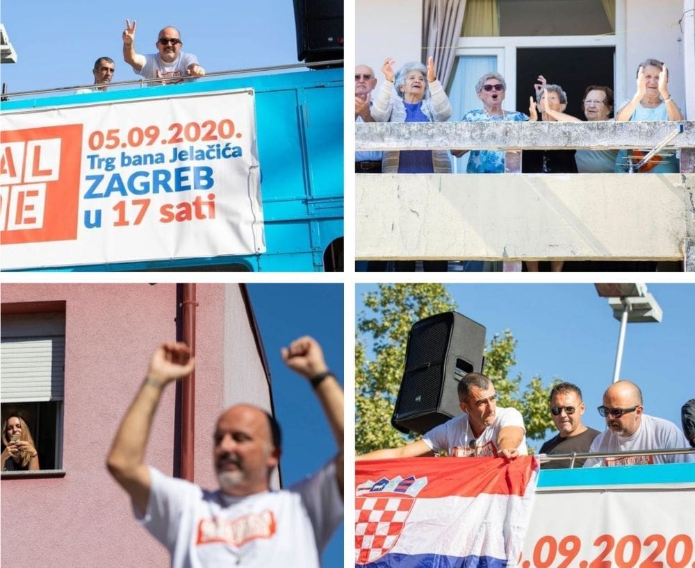 FOTOGALERIJA Započeo Festival slobode, 3000 ljudi na Trgu, ne pridržavaju se mjera