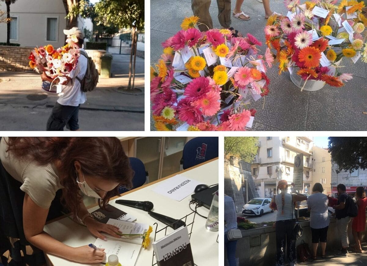 Split: 566 gerbera s ohrabrujućim porukama u sjećanje na 566 ljudi koji su počinili samoubojstvo