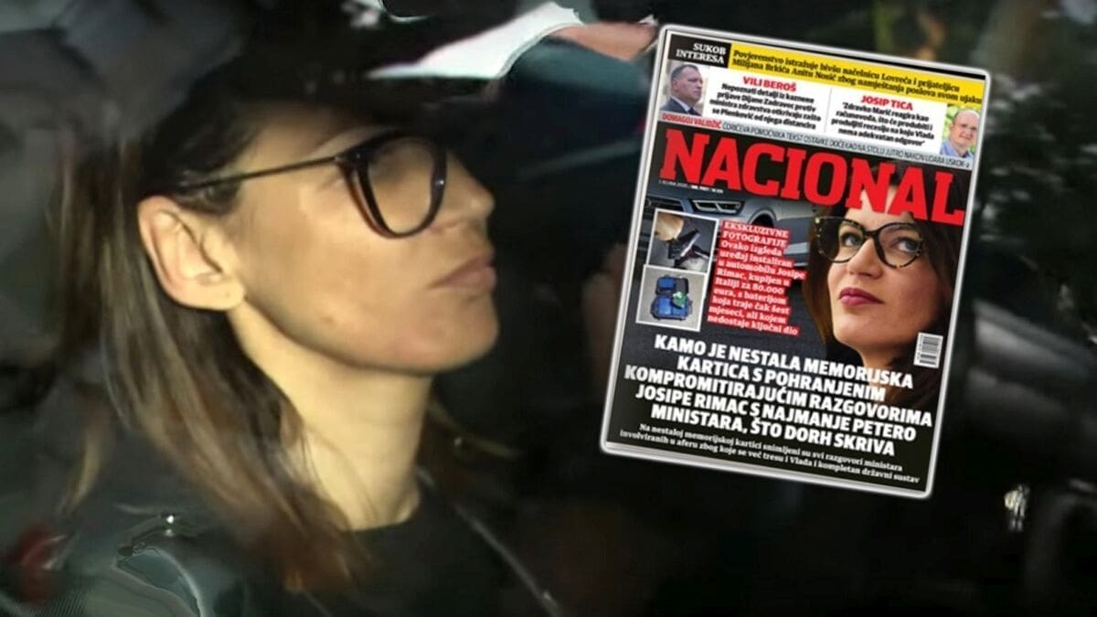 Nacional tvrdi da je nestala memorijska kartica s razgovorima Josipe Rimac: "Krvi ću vam se napit..."