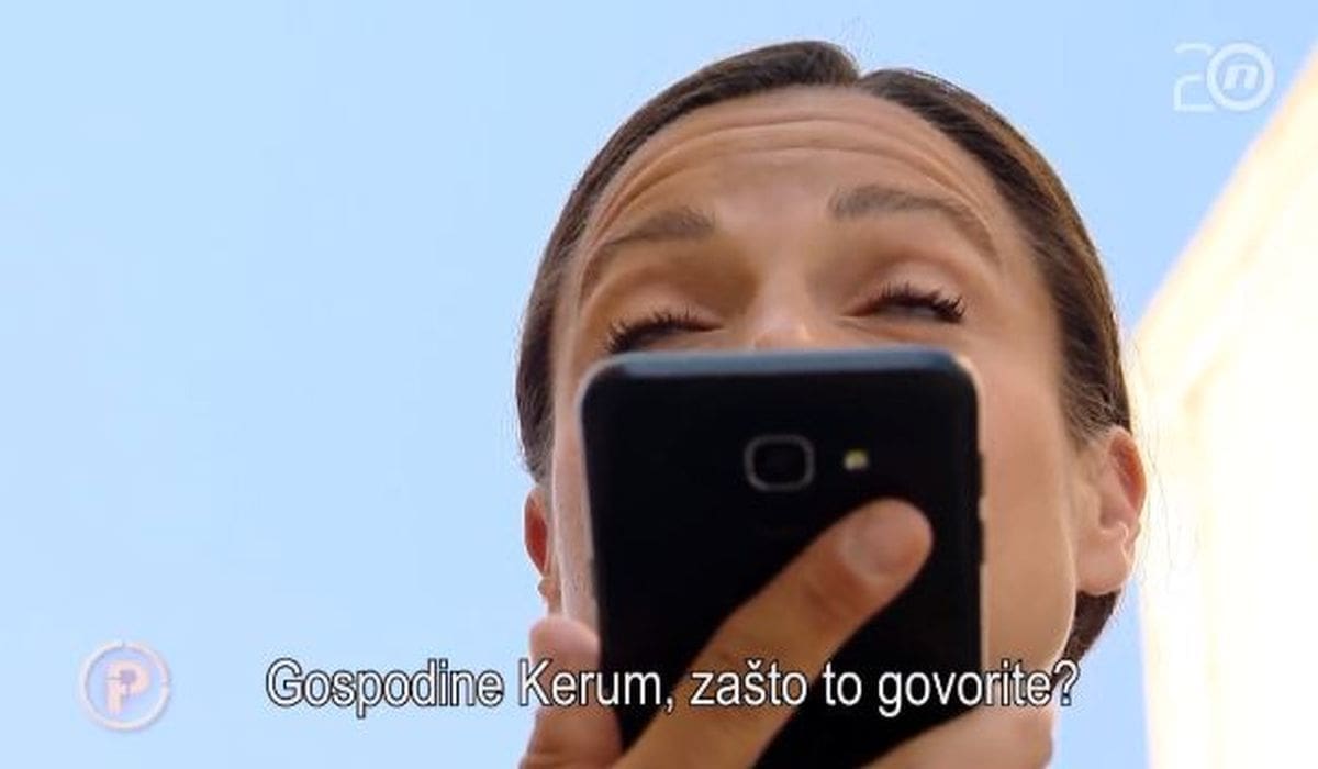 NOVINARKA NAZVALA KERUMA Dočekao je "hladan tuš": "Jeste vi danas popili tablete? Vi niste čisti u glavi. Obična štraca ste vi"