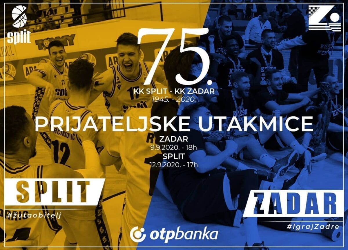 VELIKO SRCE KOŠARKAŠA Split i Zadar dogovorili prijateljske utakmice, prikupljaju se donacije za epidemiološke službe