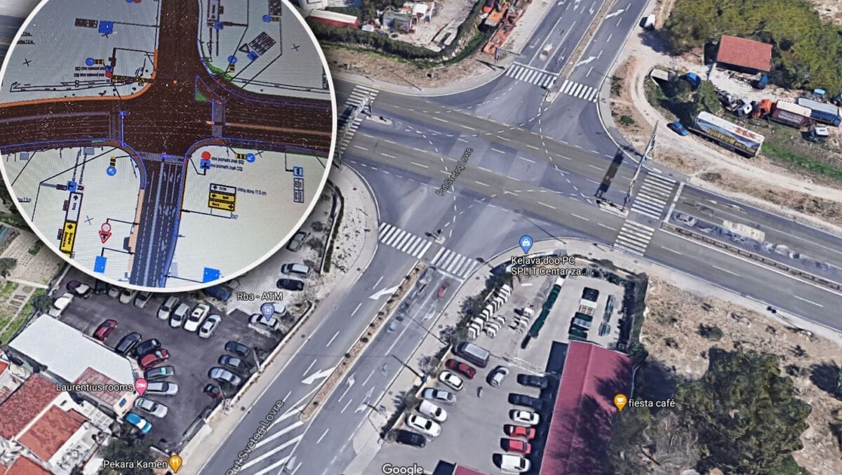 DOBRE VIJESTI ZA VOZAČE Ide rekonstrukcija križanja u Stobreču: Uskoro neće biti gužvi na prilazima Splitu