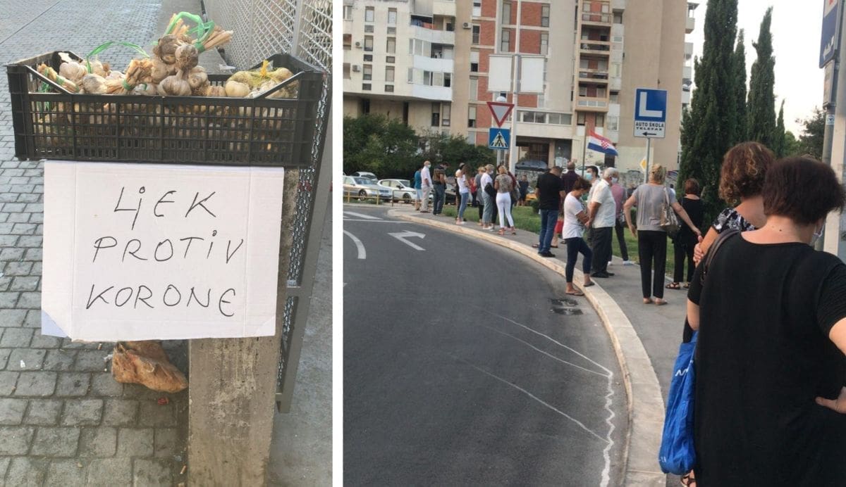 SPLIĆANI POHRLILI NA TESTIRANJE Nudi se i "lijek protiv korone"