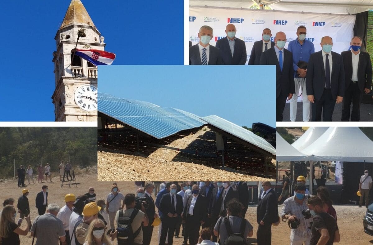 ENERGETSKO OSAMOSTALJENJE OTOKA Na Visu otvorena najveća sunčana elektrana u Hrvatskoj