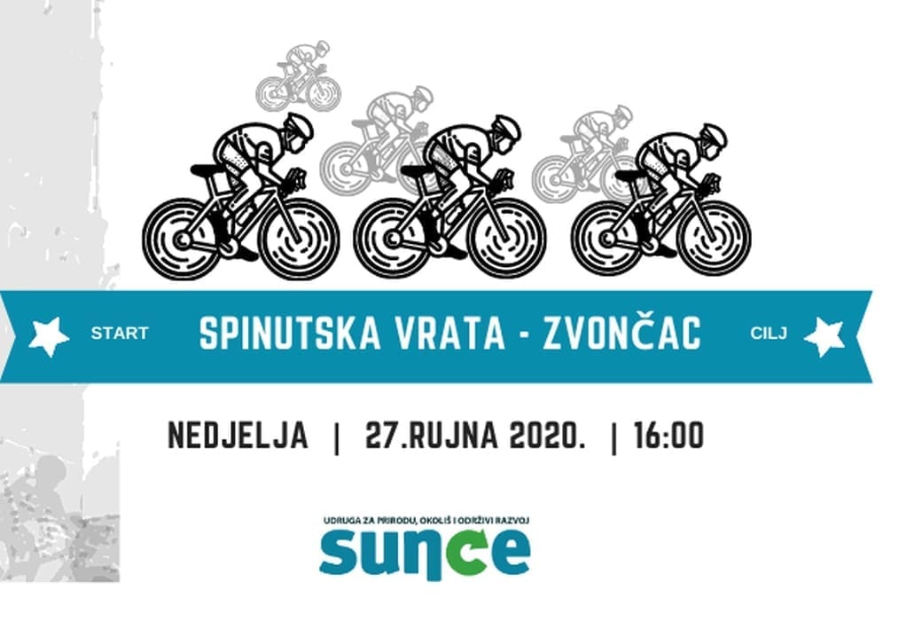 9. SPLITSKA BICIKLIJADA Vozi se od Spinutskih vrata preko Marjana, do Zvončaca
