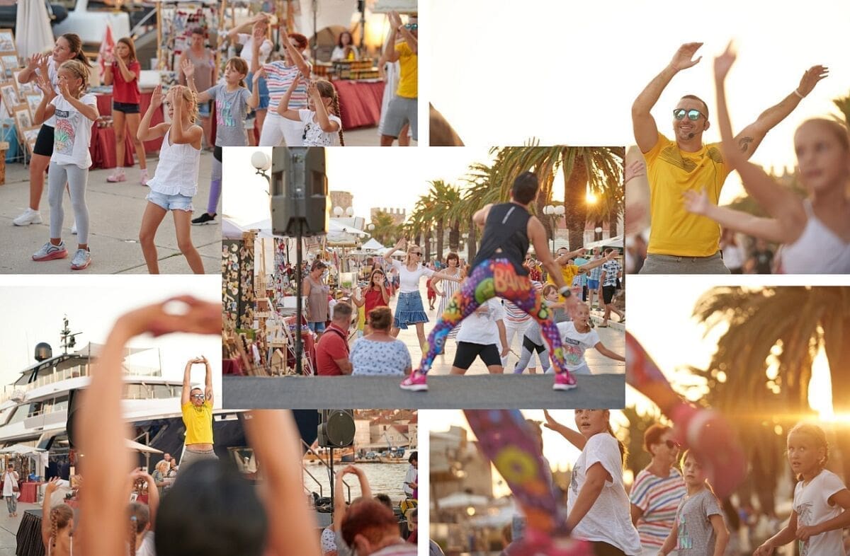 Puna trogirska riva plesala u ritmovima Zumbe, fizioterapeuta "slijedili" i stari i mladi