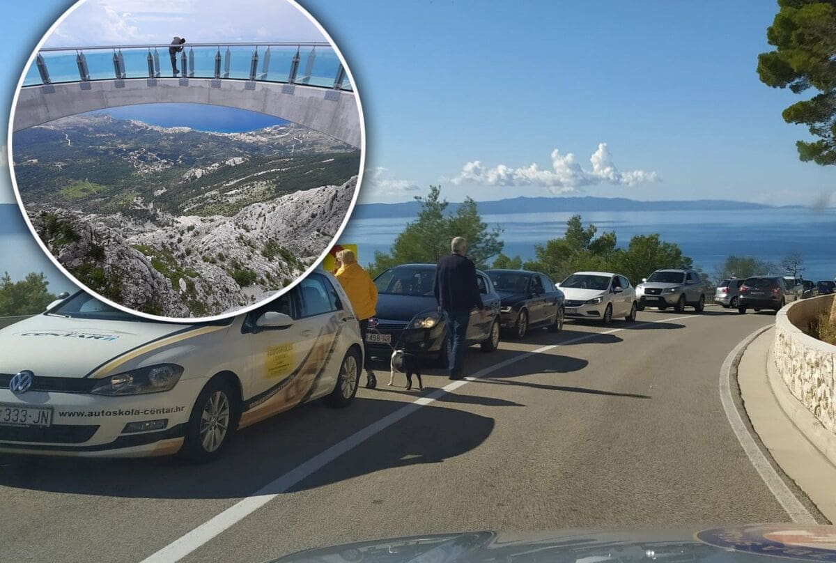 KAO DA JE SPLITSKA RIVA Vikend donio nevjerojatnu navalu na Biokovo i Skywalk, čekalo se u redovima