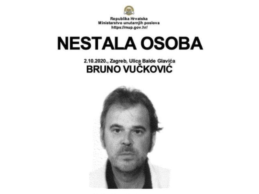 SRETNA VIJEST Pronađen Bruno Vučković!