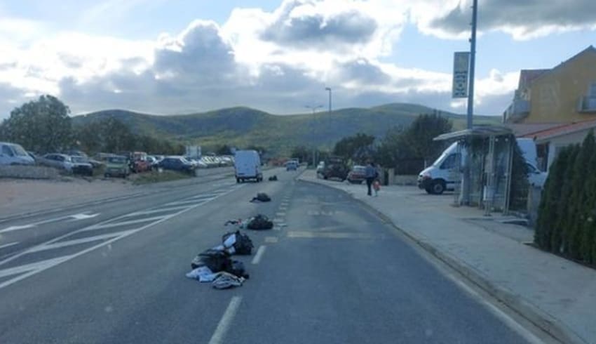 ŠTO SE DOGODILO? Nejasan prizor na cesti u Dicmu