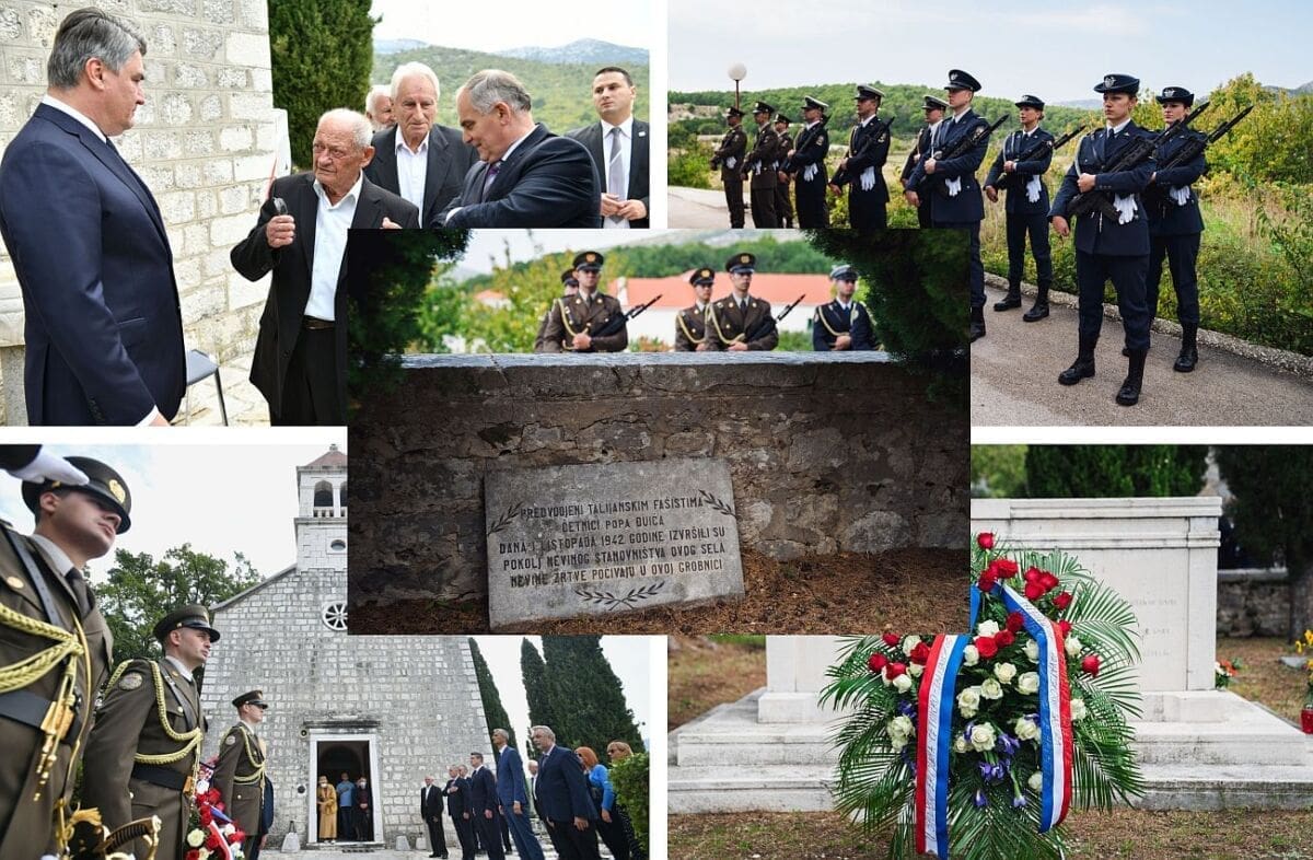 MILANOVIĆ U GATIMA NA 78. OBLJETNICU POKOLJA "Talijanski fašisti su unajmili 150 četnika jer im je smetalo djelovanje partizana"