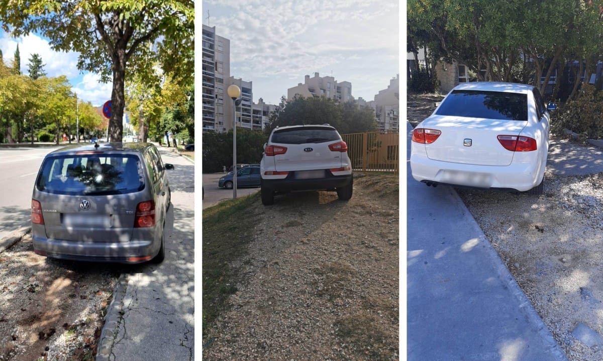 "ČESTITKE" DO 1.000 KUNA Grad u akciji kažnjavanja nepropisnog parkiranja na javnim zelenim površinama