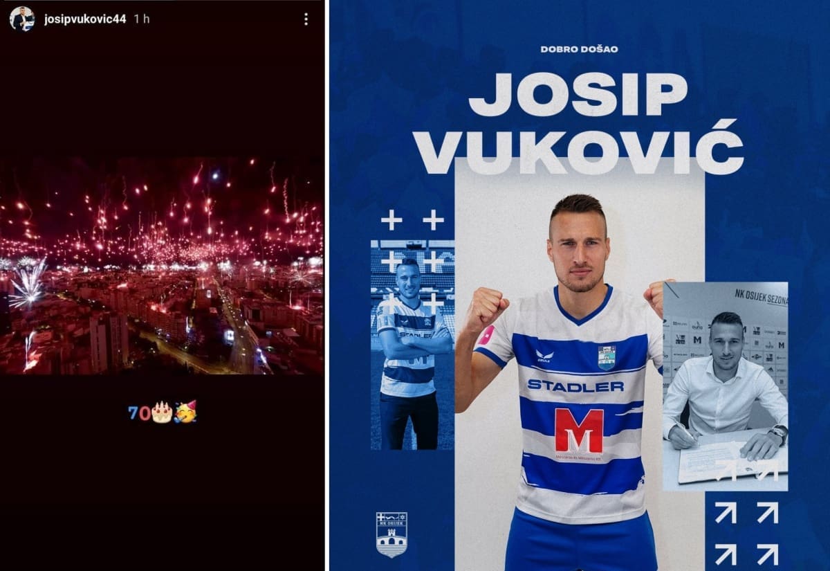 Igrač Osijeka čestitao rođendan Torcidi, pa se ispričao