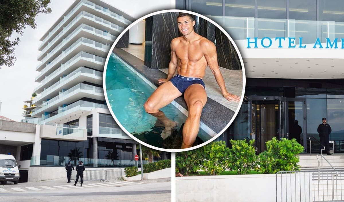 POLICIJA ČUVA RONALDA I EKIPU NA ŽNJANU: Portugalski nogometaši borave u Hotelu Amphora, sve se provjerava