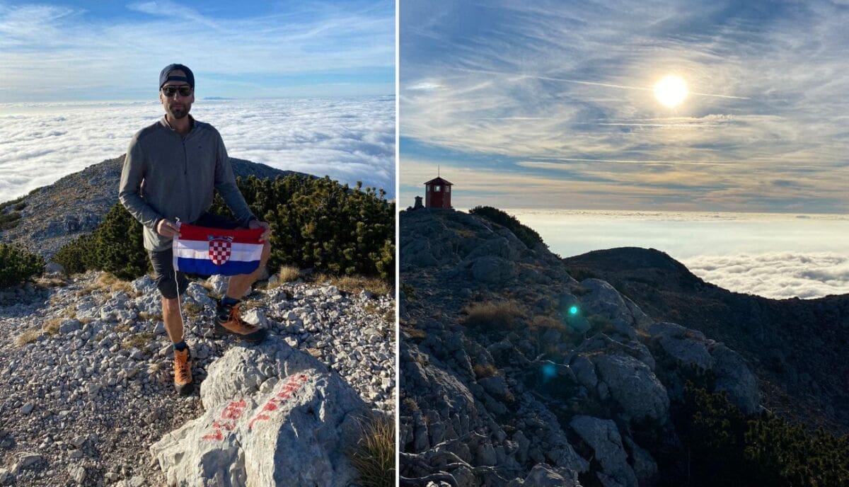 NA KROVU HRVATSKE Veličanstven pogled s vrha Dinare: "More" magle u Dalmatinskoj zagori