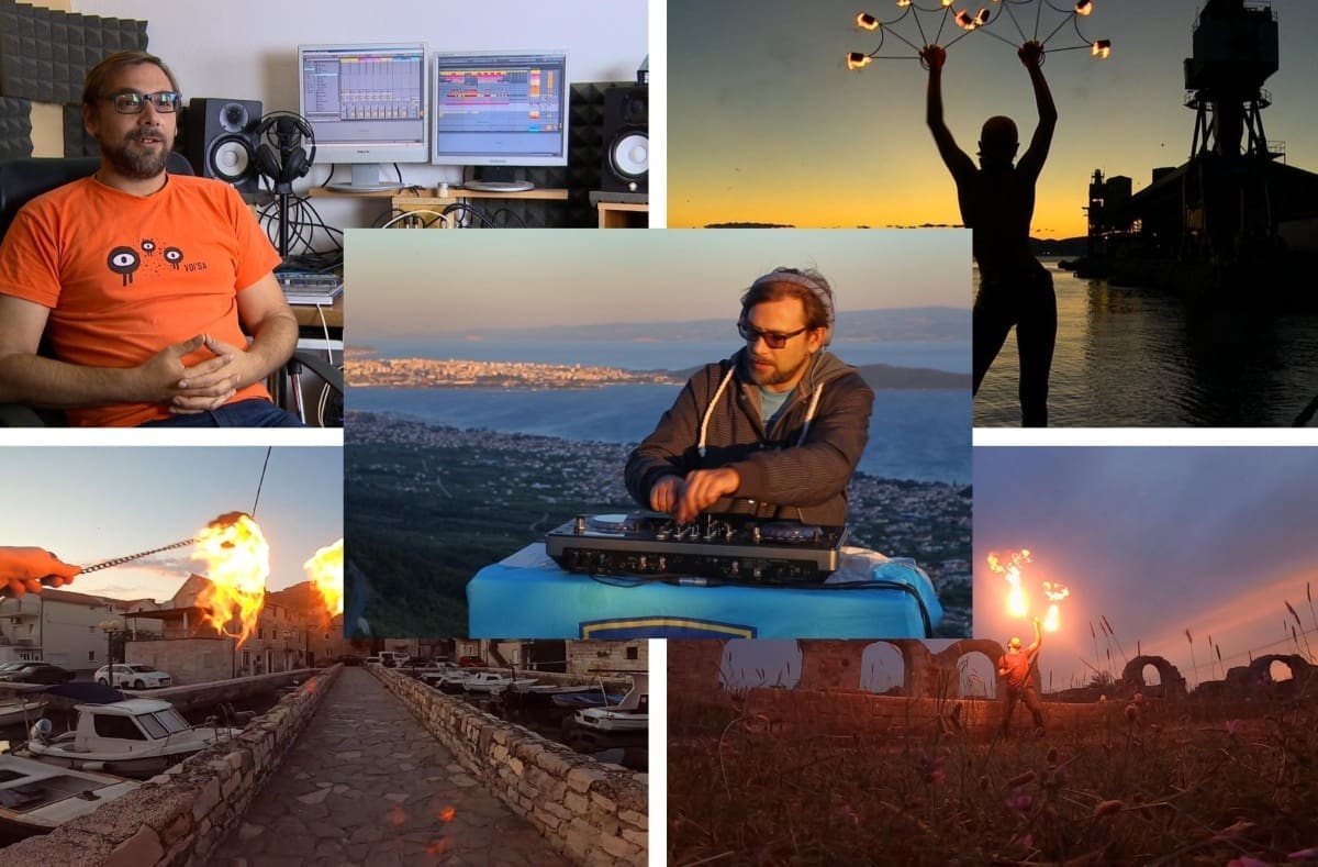 RITAM INFEKCIJA: DJ Feta pokazao kako izgleda nastup na vrhu Kozjaka s pogledom na Kaštela i Split