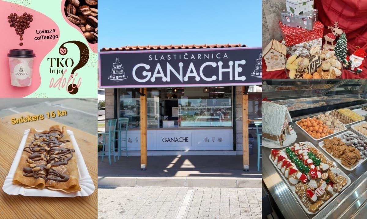 "SLATKA KUĆICA" U LUČICI U STROŽANCU Ganache nudi uvijek svježe torte, kolače, domaće palačinke, ali i coffee to go