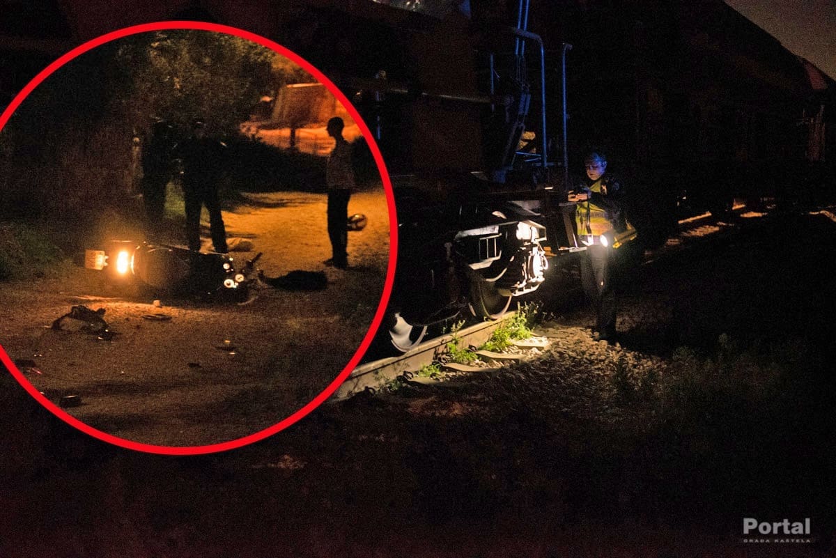 SUDAR VLAKA I MOTOCIKLA Vozač motocikla zadobio ozljede opasne po život, u bolnici i strojovođa