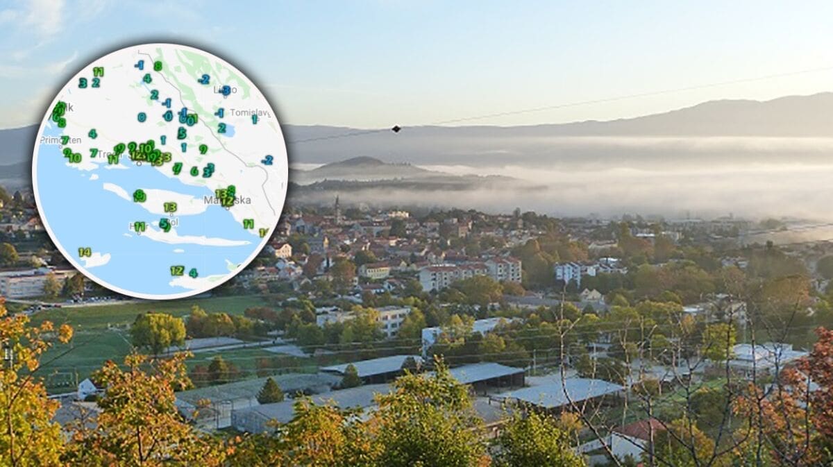 Kako se odjenuti? Ujutro -3, danju +16. Dio Dalmacije bilježi ogromne temperaturne amplitude. Evo što nam donosi vikend