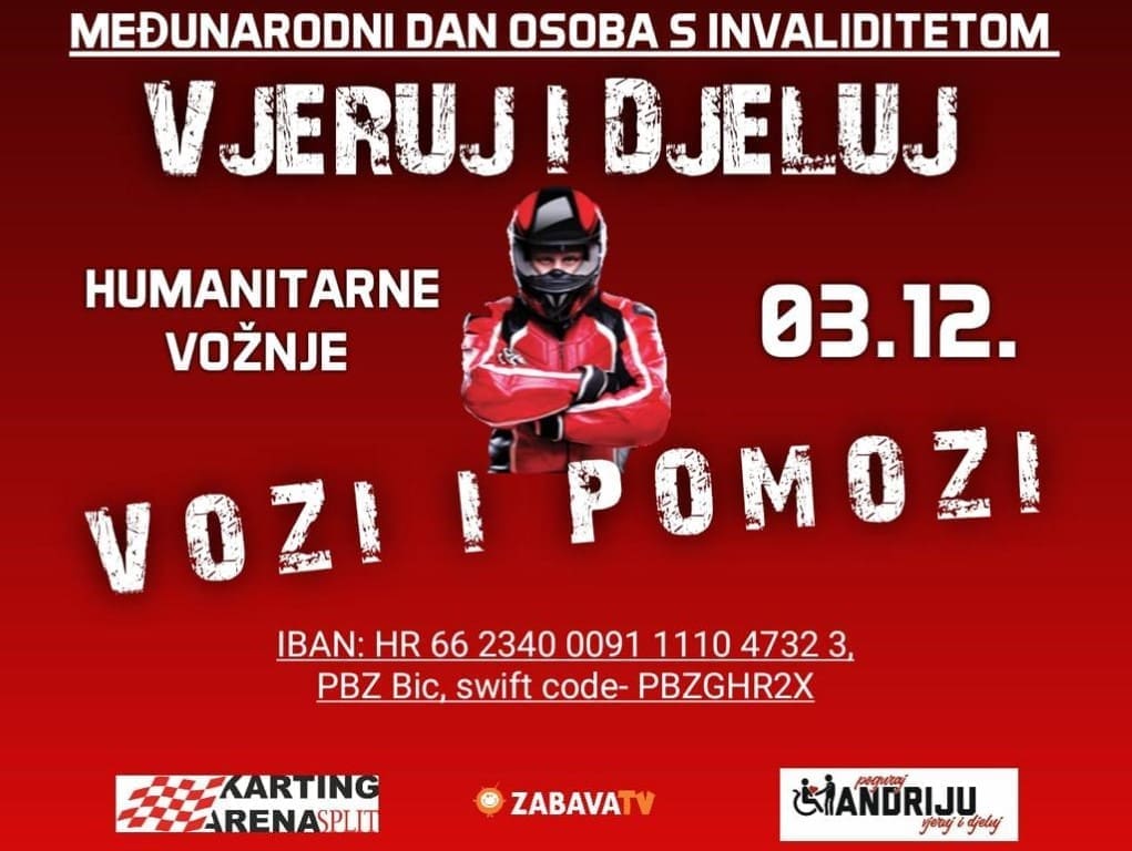 ODVOZI I POMOZI Pridružite se i vi ovoj hvalevrijednoj akciji za udrugu Vjeruj i djeluj