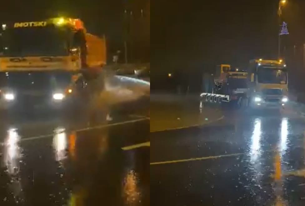 KAKAV PRIZOR! Građevinski "konvoj" krenuo iz Imotskog za Petrinju, masovni odaziv dalmatinskih tvrtki