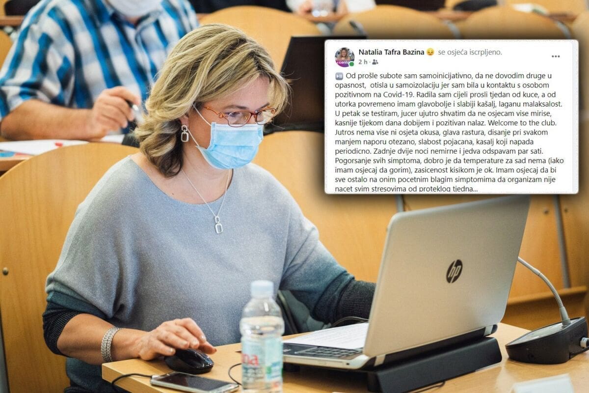 Splitska gradska vijećnica pozitivna na COVID: "Imam pogoršanje svih simptoma, disanje je pri svakom manjem naporu otežano"