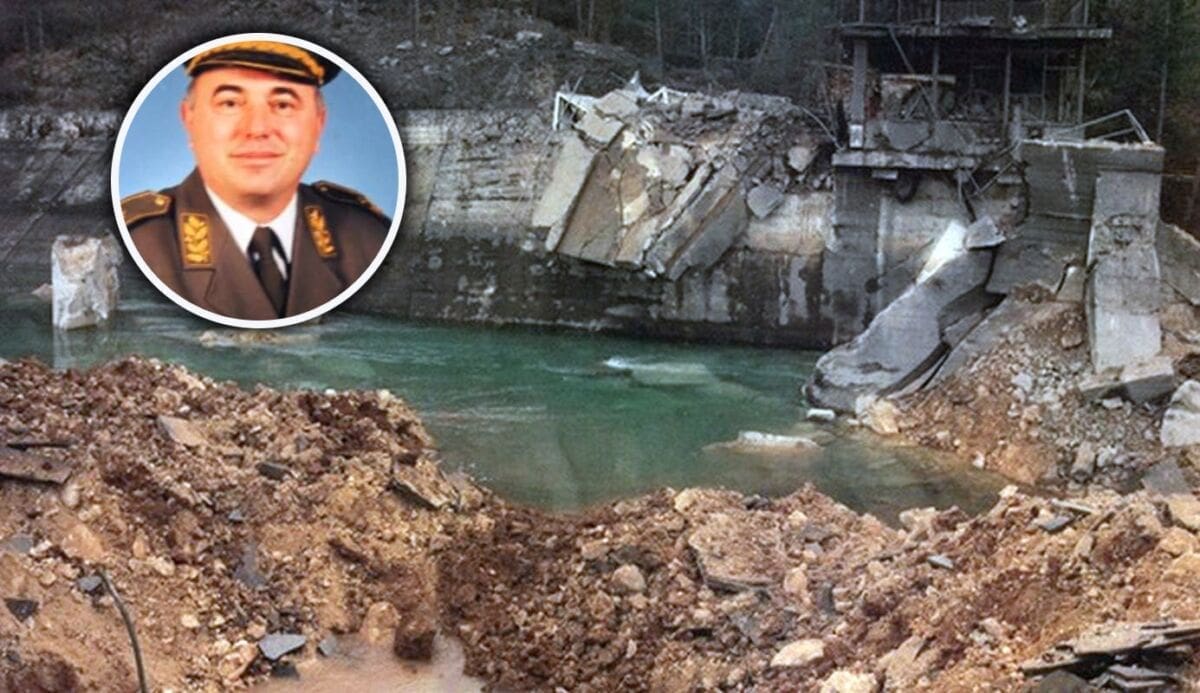 Generalu JNA deset godina zatvora zbog postavljanja 30 tona eksploziva u branu Peruća