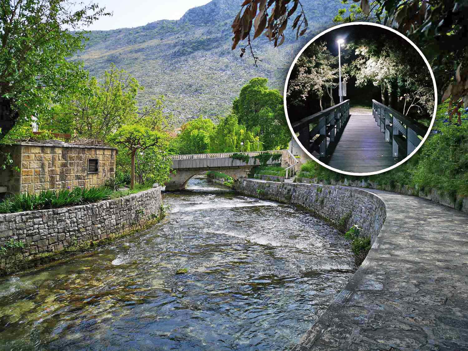 POSTAVLJA SE NOVA RASVJETA UZ RIJEKU ŽRNOVNICU Solje: "Predivna šetnica bit će još ljepša"