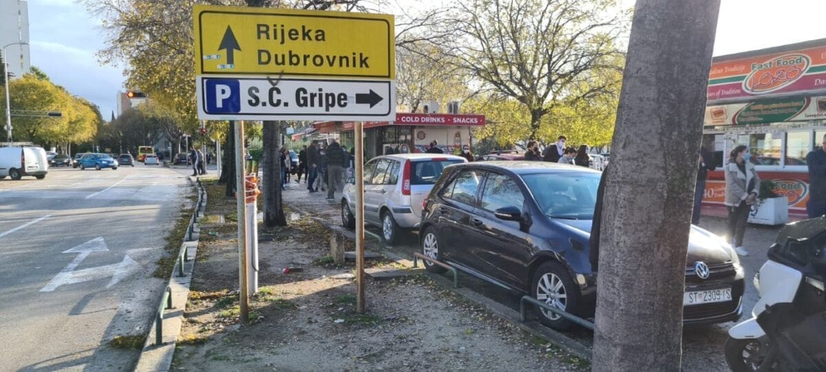Opet gužva na Higijenskom za testiranje, red do semafora