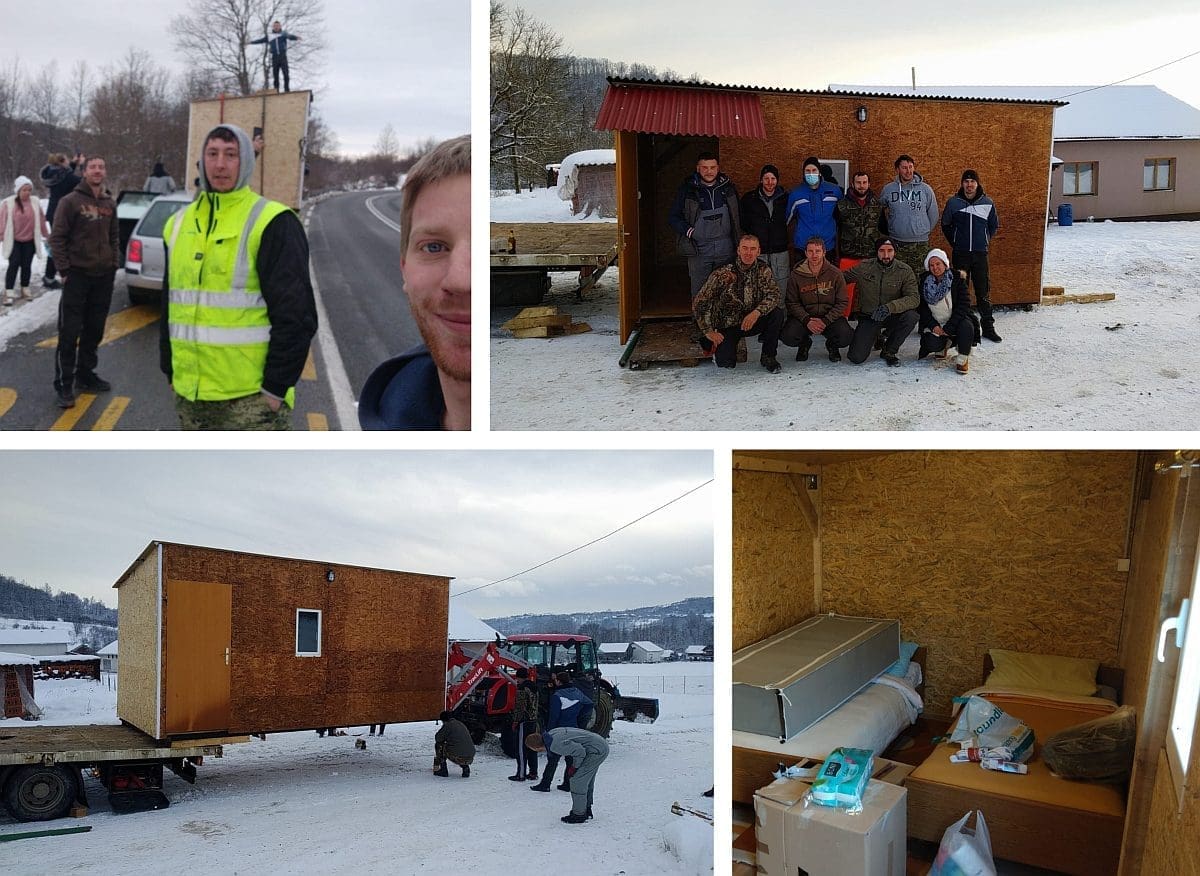 MALI LJUDI VELIKOG SRCA Volonteri u Šestanovcu u rekordnom roku izgradili potpuno opremljenu montažnu kućicu za potresom pogođeno područje
