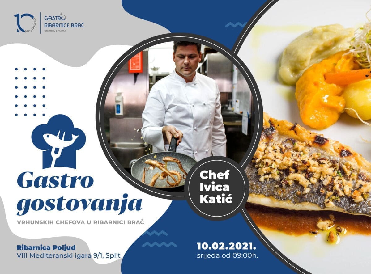 Ove srijede u Gastro ribarnici Brač kuha Ivica Katić