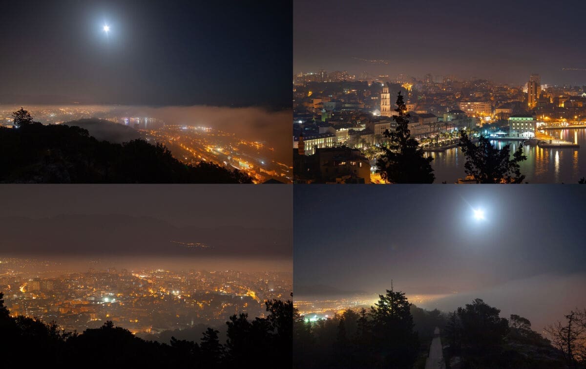 NESTVARNI PRIZORI Prekrasni kadrovi s Marjana: Split je ponovno utonuo u maglu