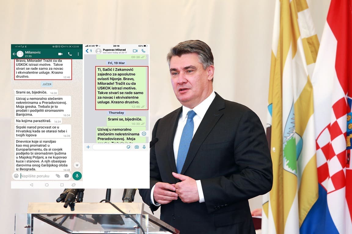 NIJE ŠTEDIO NIKOGA Neviđena paljba Milanovića: "Objavi, lopino, i te poruke, ali ne kradi, tako ti boga"
