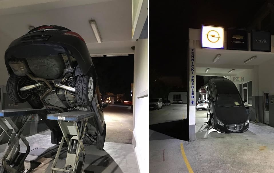 KAKO MU JE TO USPJELO? Ovaj vozač stvarno nema sreće, pogledajte kako mu se razbio limeni ljubimac