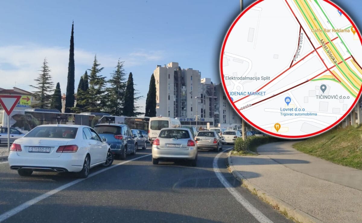OGROMNE GUŽVE NA ULAZU U SPLIT Vozači, oprez: "Kolona je sve do Pujanki"