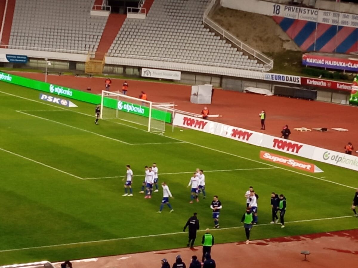 Hajduk – Šibenik 1-0: Gol Ljubičića za tri boda u tvrdoj i nelijepoj utakmici