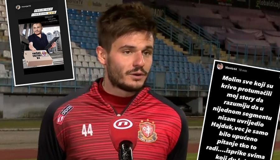 SHVATIO DA JE POGRIJEŠIO Lovrić se javno ispričao navijačima Hajduka: "Molim sve koji su krivo protumačili..."