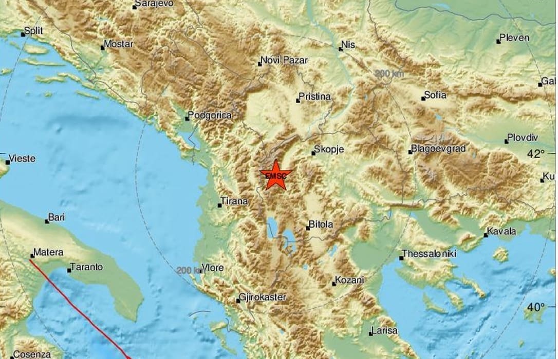 Novi snažan potres pogodio Sjevernu Makendoniju: "Bio je glasan, ali kratak"