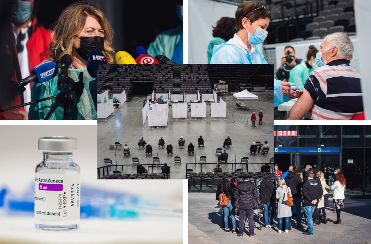 POČELO CIJEPLJENJE U SPALADIUM ARENI Karin: "Današnje brojke nam ulijevaju nadu"