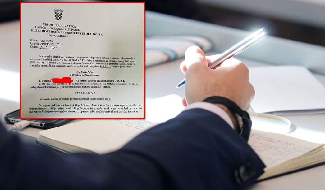 KAKAV SLUČAJ IZ ŠKOLE Učenik na improviziranom roštilju u razredu grijao burek pa dobio ukor